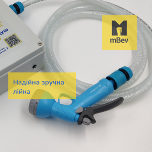 Переносний душ з портативним насосом від акумулятора 12 в / 220V для квартири, будинку, дачі MEDIUM, mBev - Зображення 7