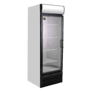 Середньотемпературна холодильна шафа Frigoglass FV500 зі скляними дверима (442 л) холодильне обладнання